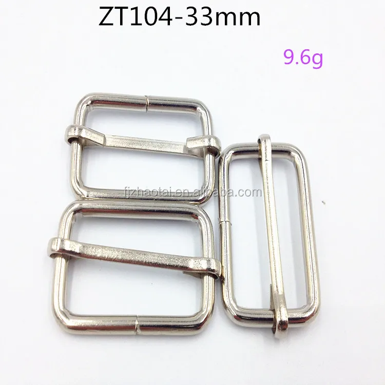 Wholesale popular metal adjustable Tri-Glide slider buckles for bag