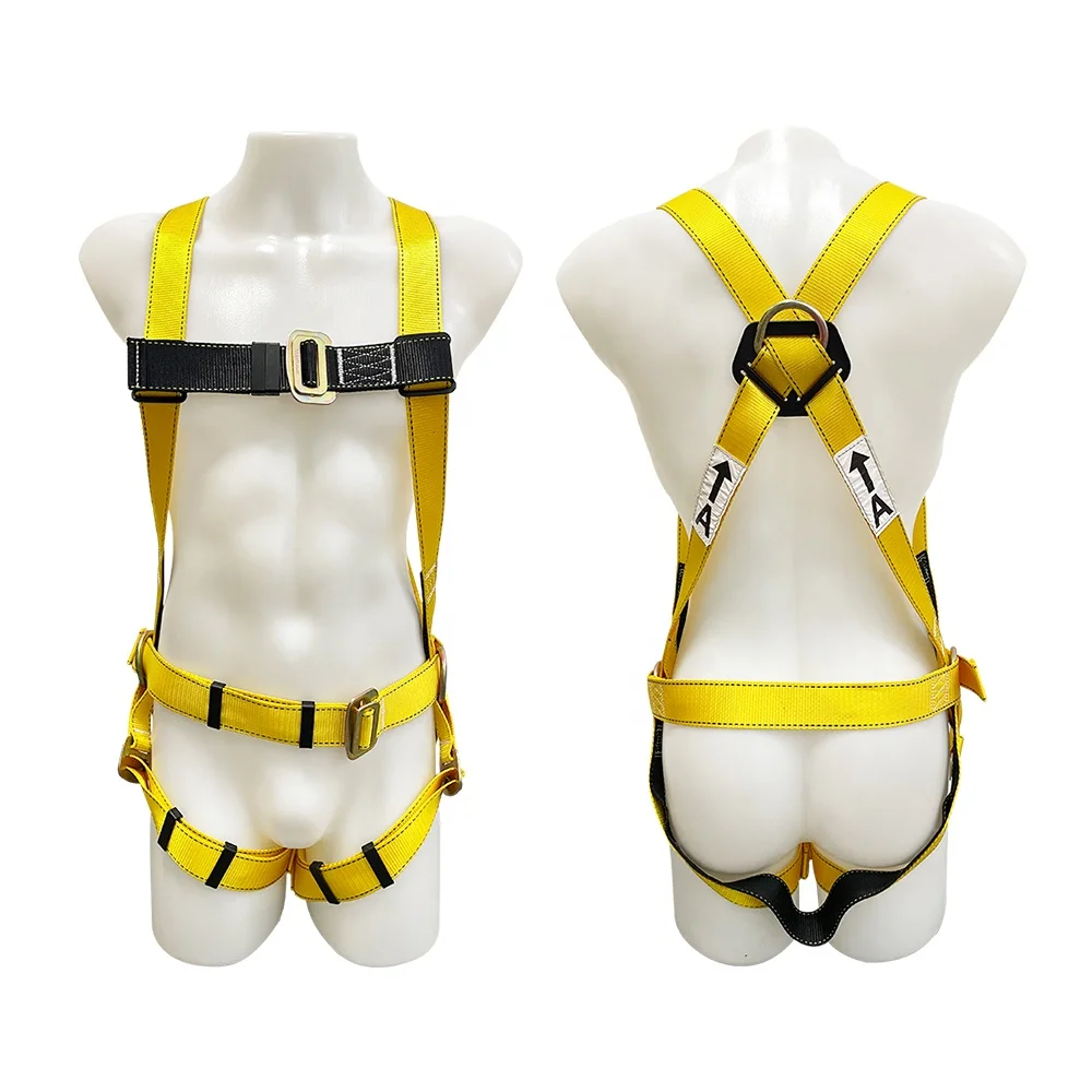 The Whole Body Five-Point Safety Belt For High-Altitude Work Climbing Rescue Safety Rope With Fire-Fighting Anti-Fall Equipment