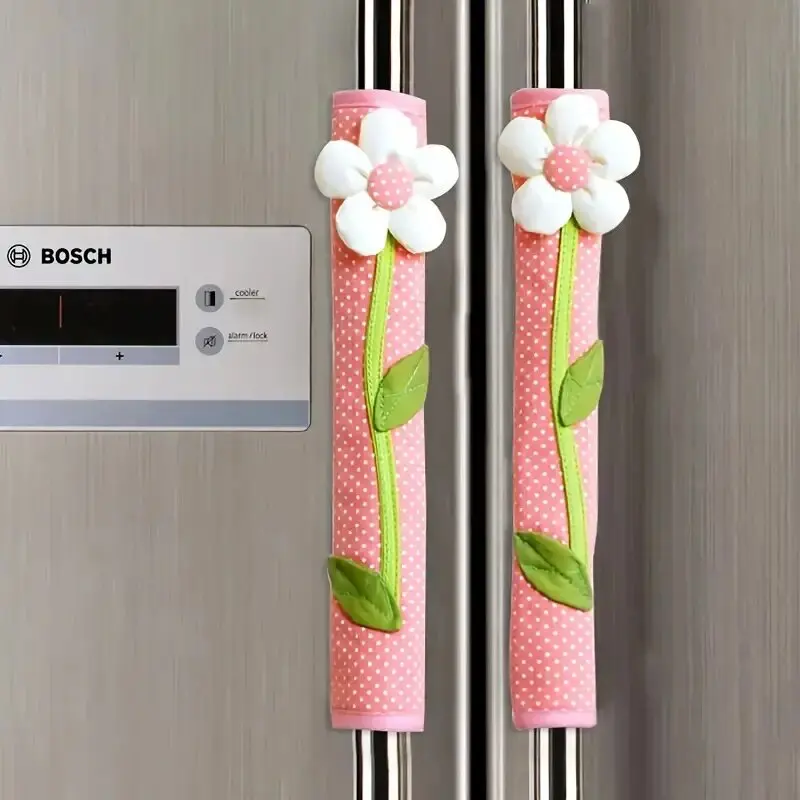 kitchen appliance anti-cold handles refrigerator door handle covers kitchen appliance protective gloves