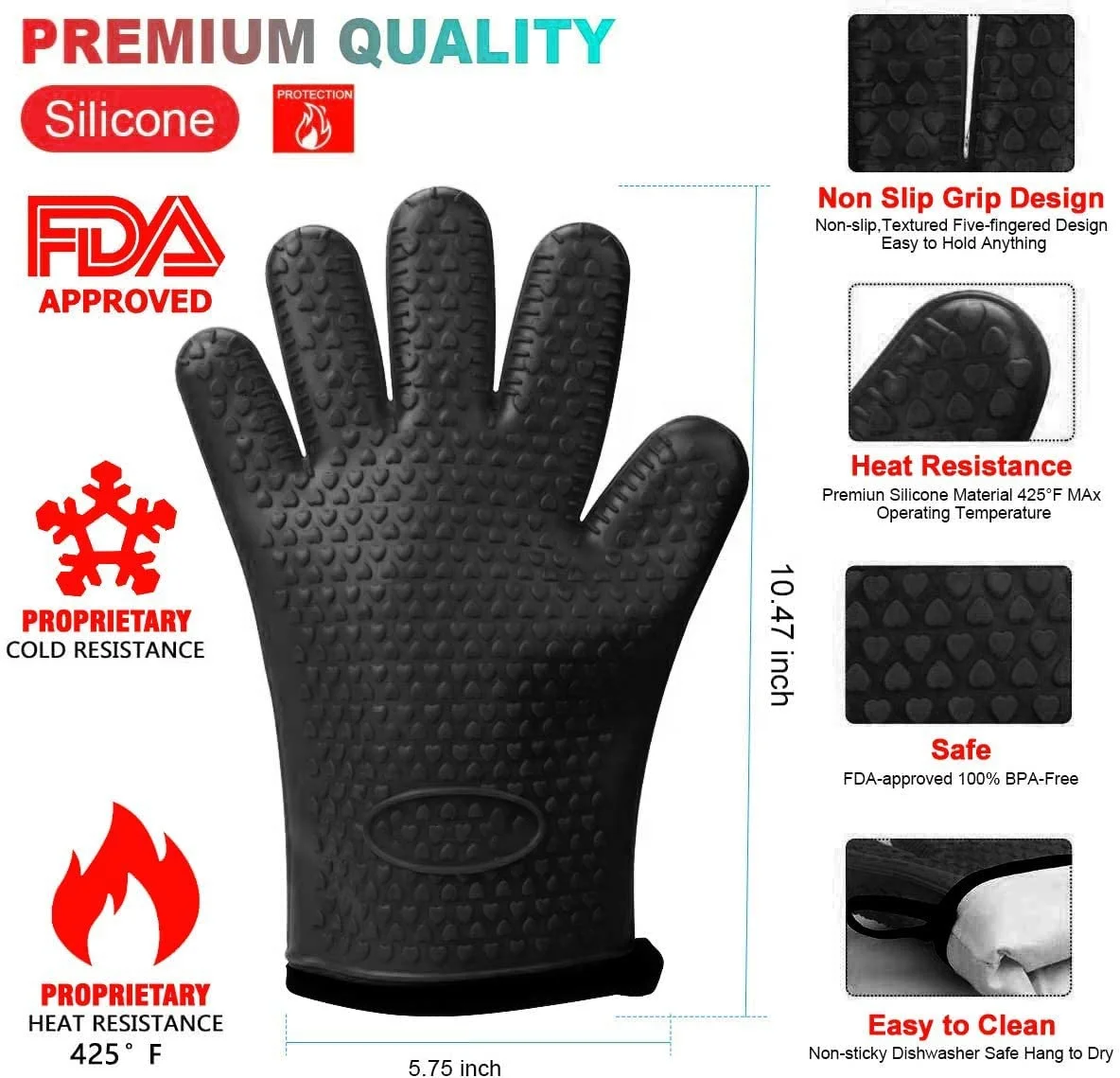 Meat Claws Meat Shredder Claws Best Pulled Pork Shredder Claws Paws - BBQ Smokers Cave Tools