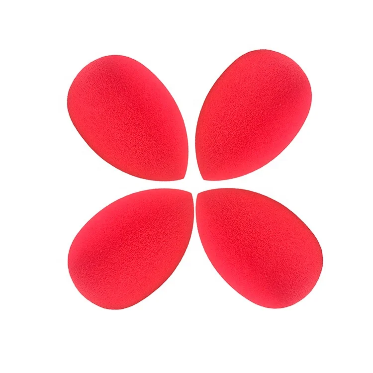 Factory Wholesale High Quality Soft Teardrop Non-latex Facial Foundation Make up Blending Beauty Sponge Blender