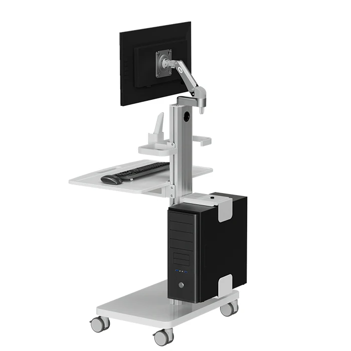 Hospital Medical Dental Oral Scanning Cart for Hospital Dental with Monitor Mount Oral Scanner Holder