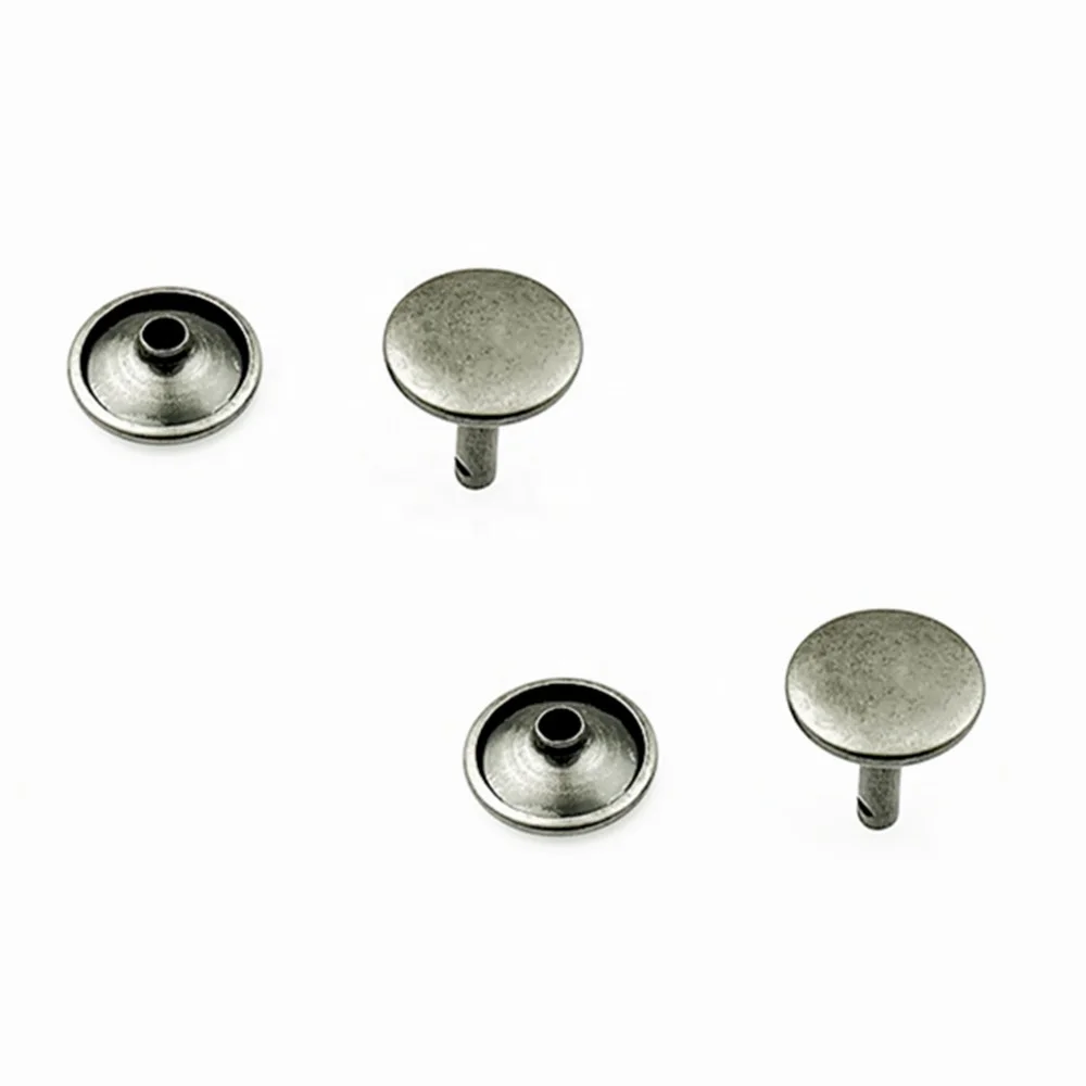 China manufacturer nickel plating metal 9mm rivet stud for leather decorative