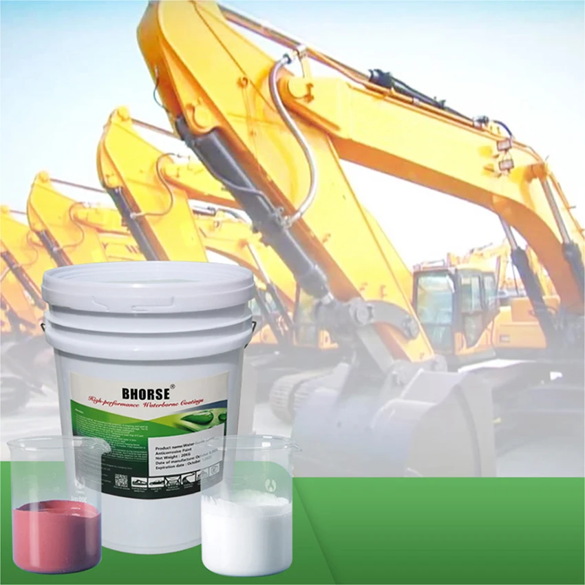 China Metal Ship Automobile Pipeline Acrylic Polyurethane Paint Heavy Pipes Anti-corrosion Coating