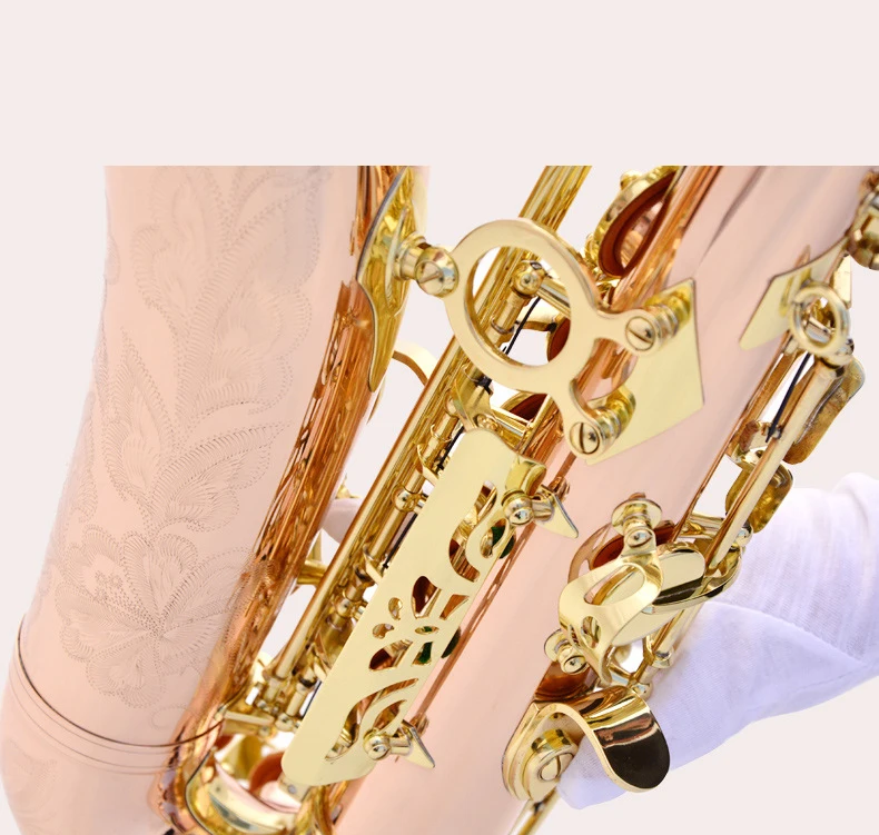 
Gold Lacquer Phosphorous Copper Alto Instrument Accessories China Sax Professional Eb Saxophone Alto 