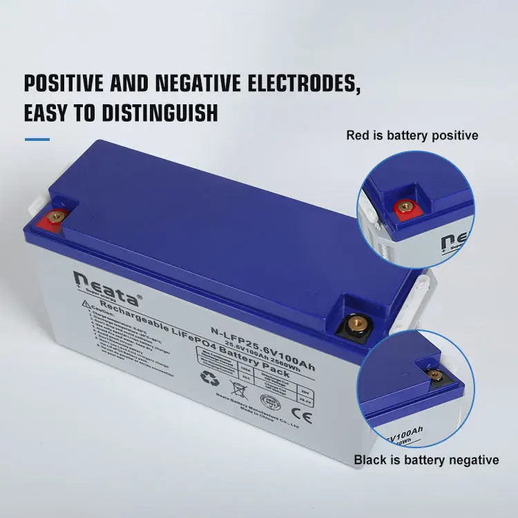 Neata перезаряжаемая Солнечная система генератор навигационная LiFePO4 25V 100Ah литий-ионный аккумулятор