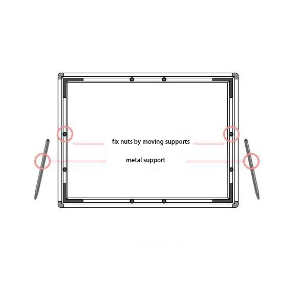 a0 light box backlit menu slim led panel  with stand