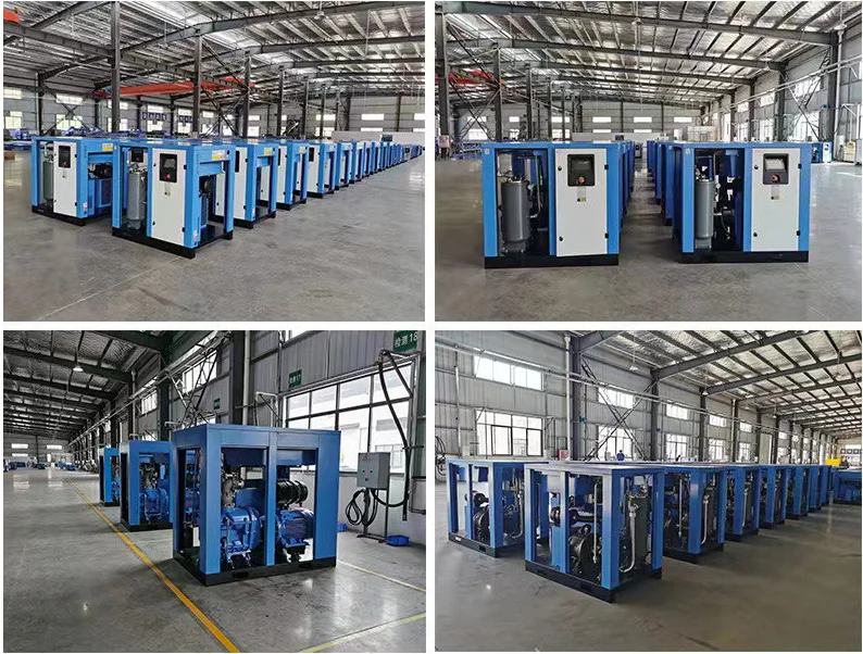industrial 7.5kw 10hp electric direct drive screw air compressor type