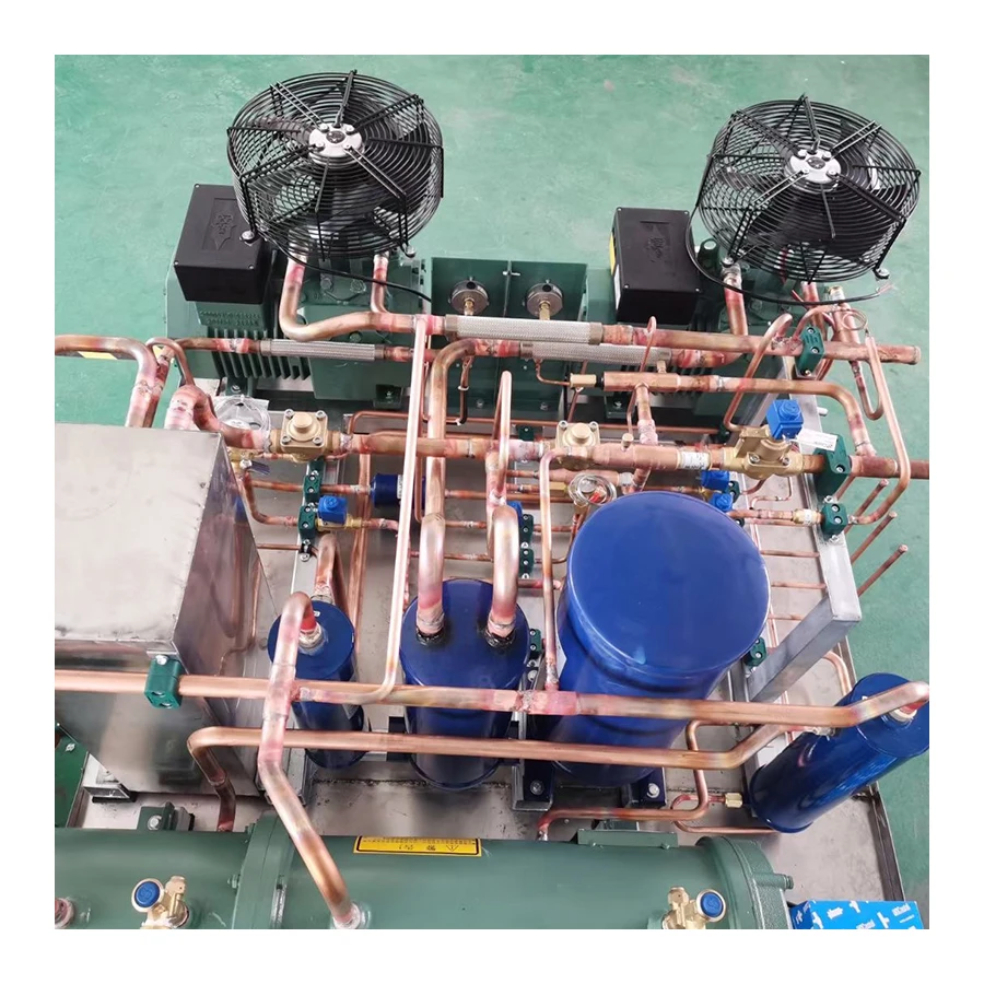 15HP R404 condensing unit cooler fan 4HE-18Y compressor durian blast freezer