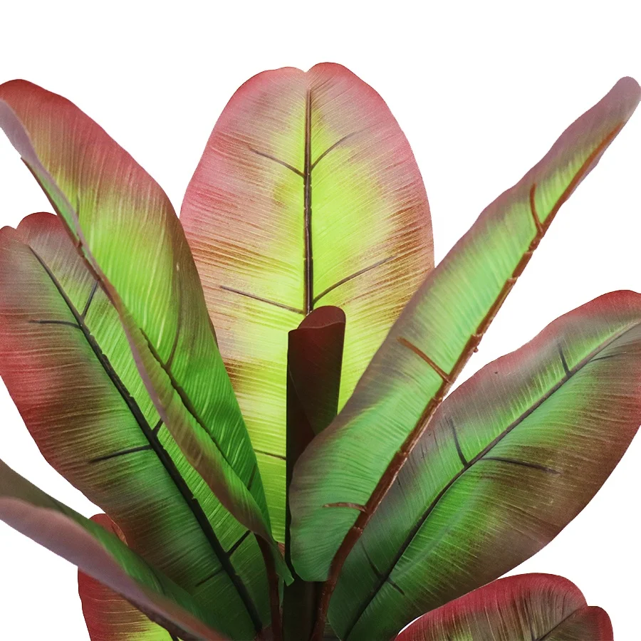 Nwe product 120cm high red leaves artificial banana tree