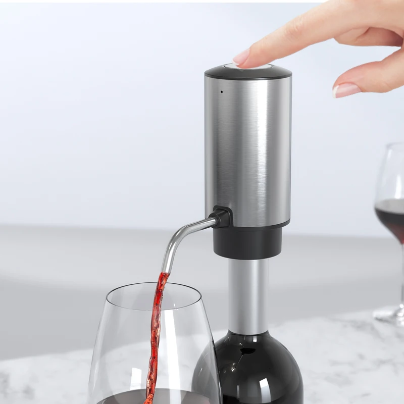 Newest One-Hand Operation Charging Automatic Electric Wine Aerator Pourer and Dispenser KD-8