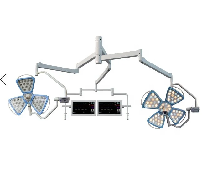 hospital medical illumination use celling mounted surgical light R9 LED shadowless operating room theater light lamp