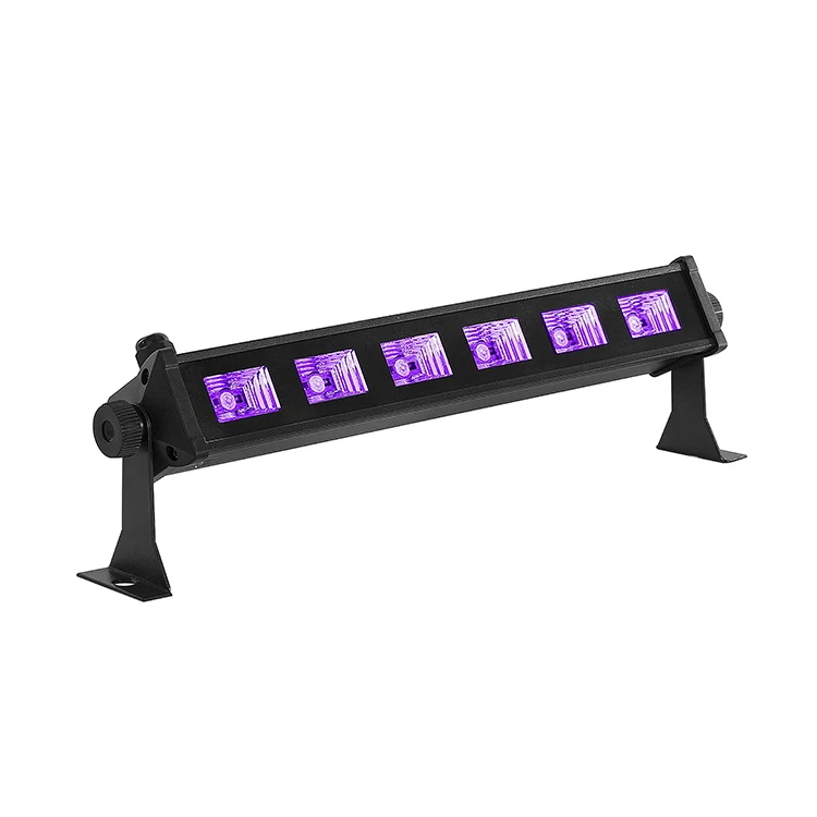2019 Hot Sale LED 3W 6 Eyes UV Black Bar Wall Wash Stage Light