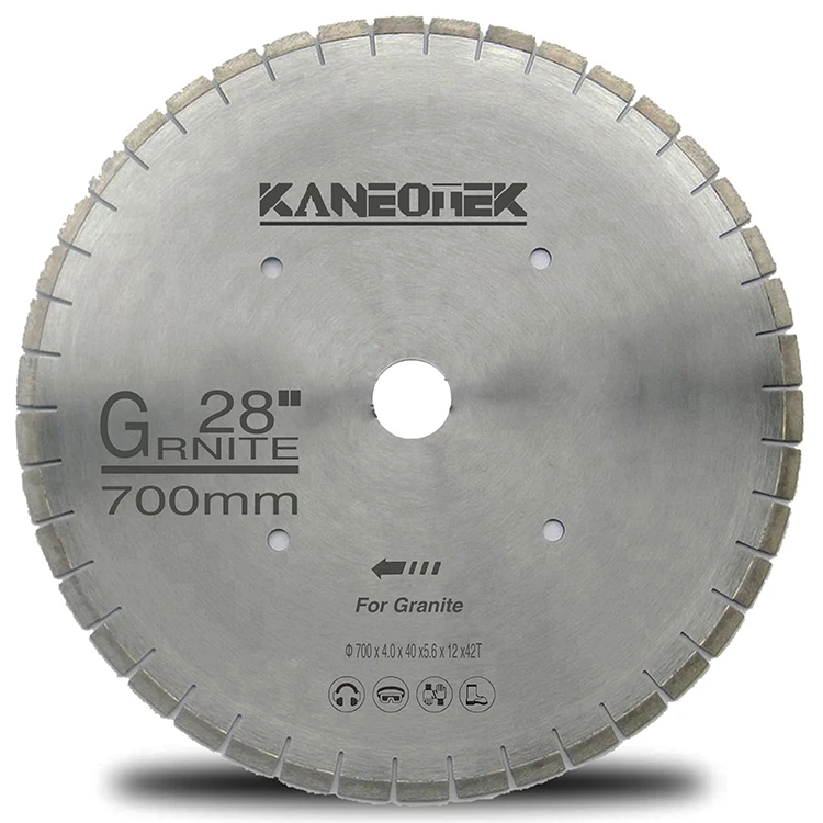 Circular 700mm 28 Inch Diamond Saw Blades For Granite
