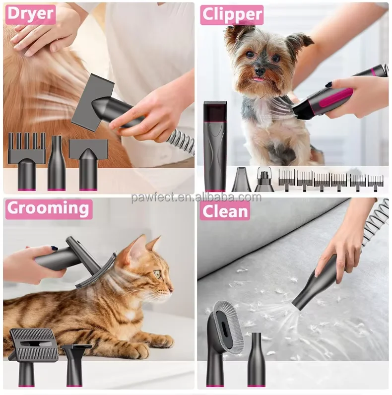 Многофункциональный питомник Pawfect 3 в 1 с функциями вакуумной сушки и обрезки для профессионального использования