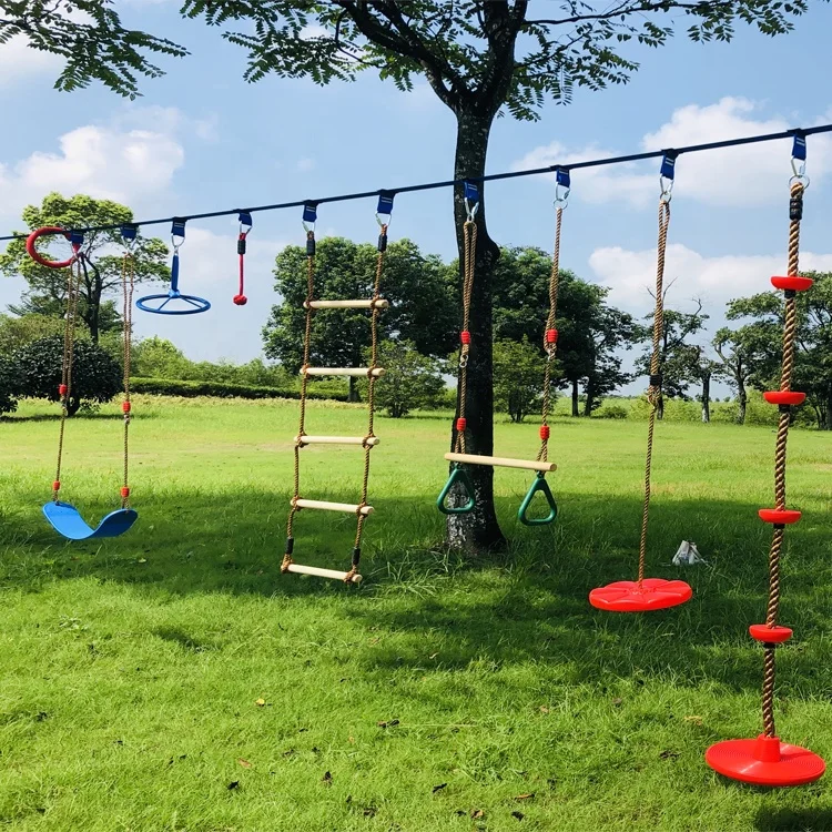 Лидер продаж на Amazon, Детская уличная ниндзя, полоса препятствий, ниндзя, полоса следов, задний двор