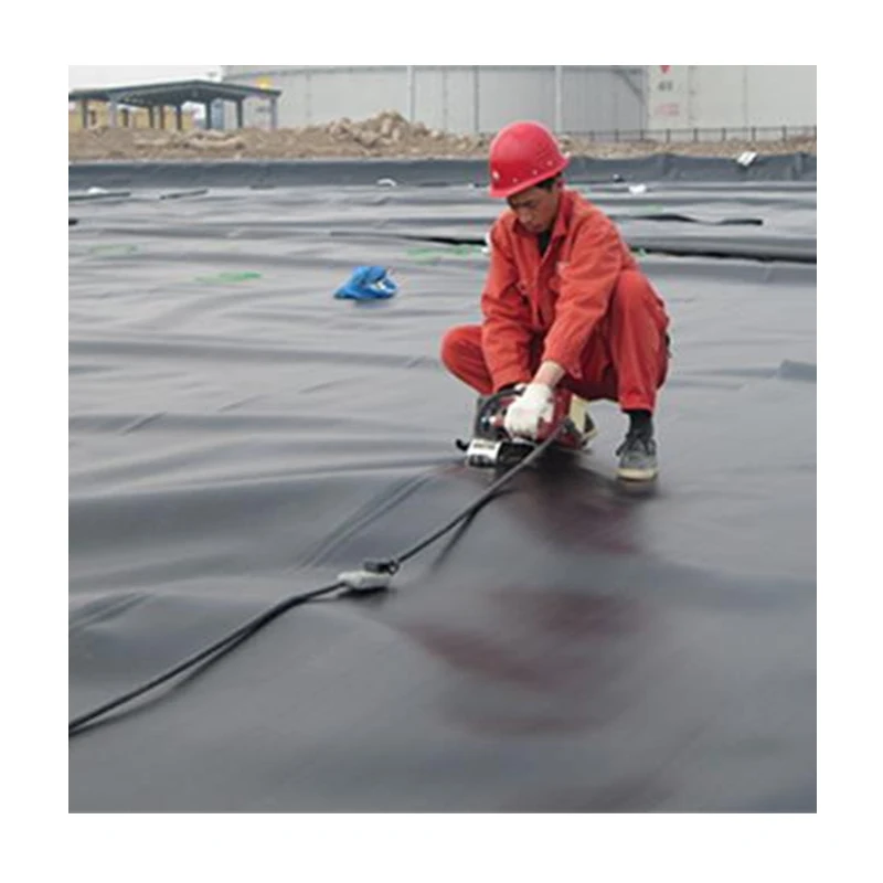 Factory  2.0mm 2.5mmm Plastic HDPE Geomembrane Fish Pond Liner Landfill HDPE Liner Price