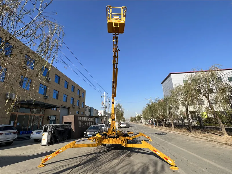 Towable hydraulic telescopic boom lift China articulated boom lift