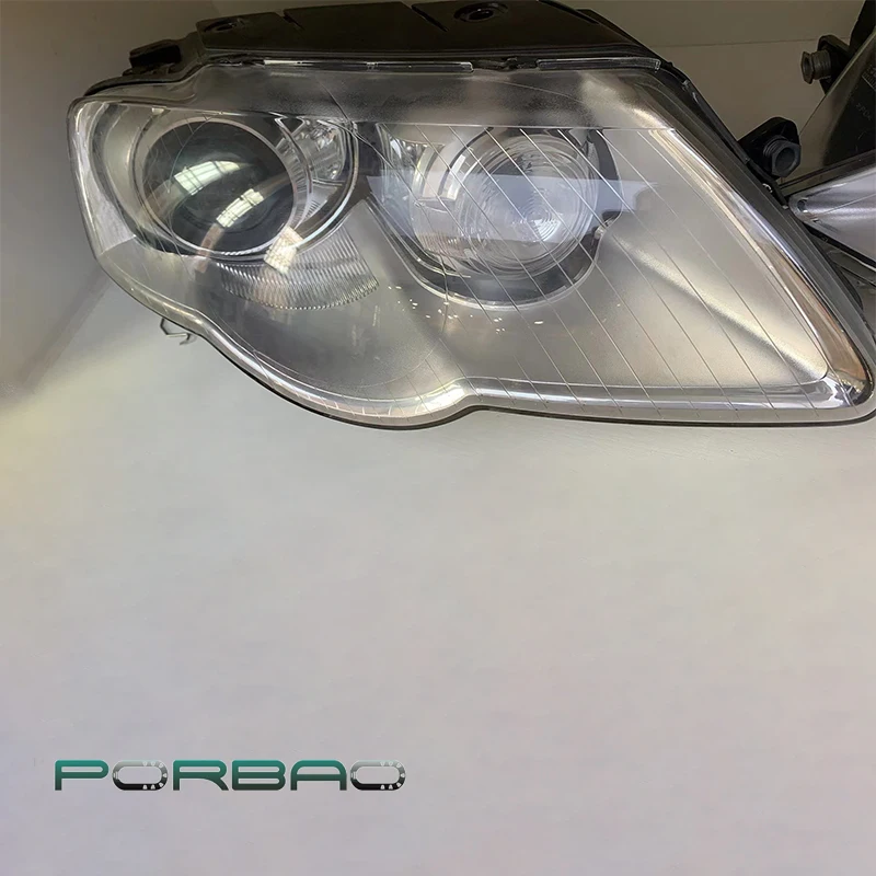 PORBAO Auto Headlight HID Lamp Car Front Headlight  06-11 Year for PASSATT B6