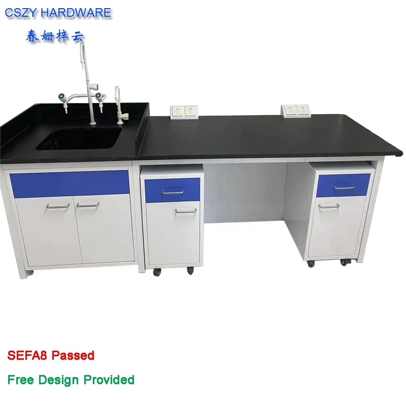 Epoxy Resin Top Medical Pathology Physics School Laboratory Furniture