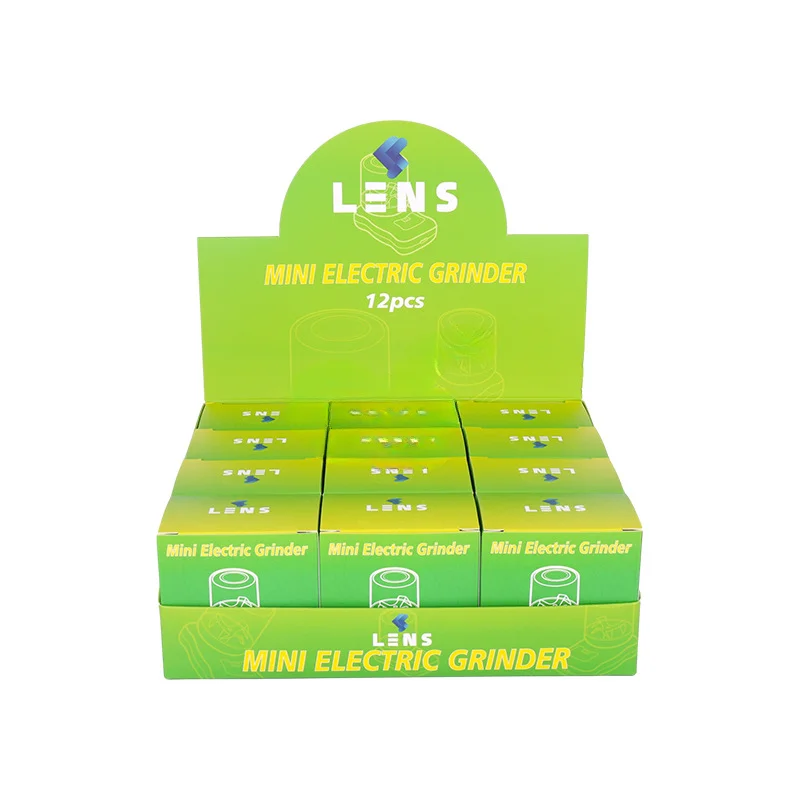 Wholesale Multi color Portable USB Charging Automatic Herbal Dry Herb Crusher Electric Herb Grinder