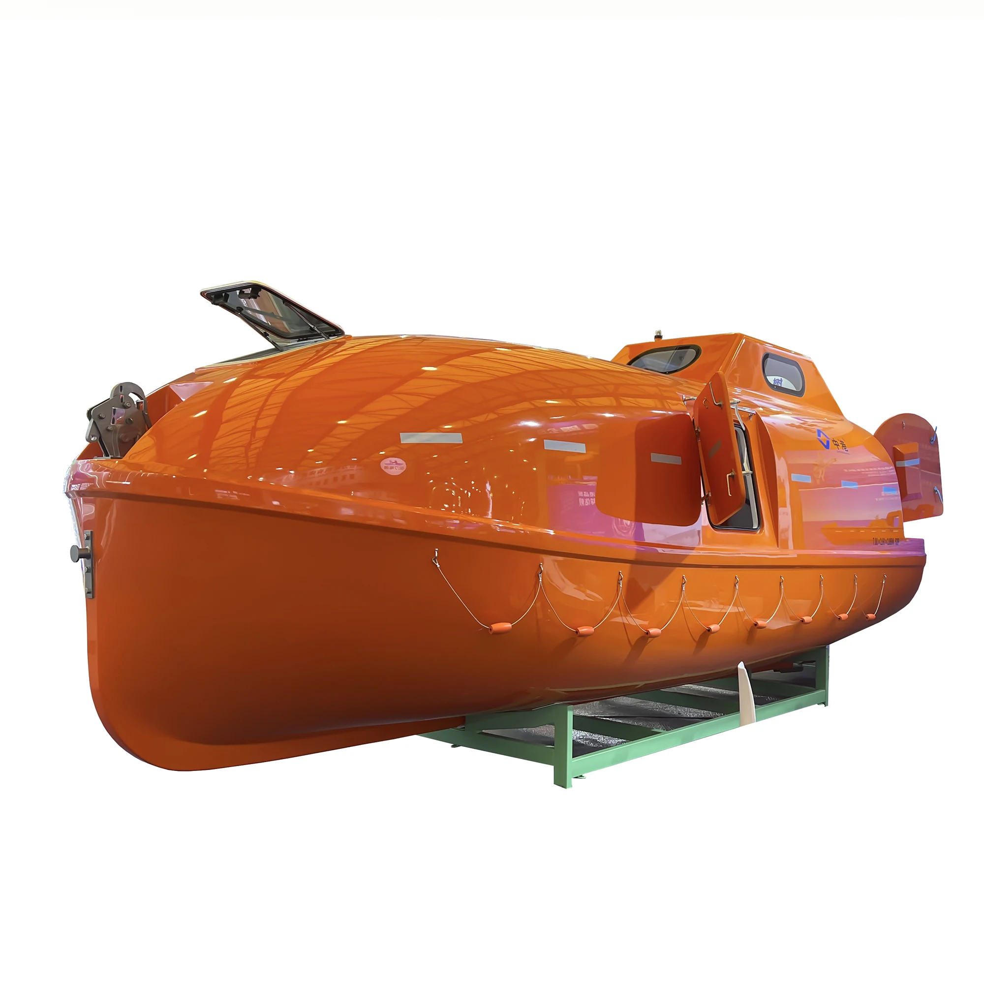 150 Persons Totally Enclosed Type Fiberglass Marine Lifeboat Equipment For Sale