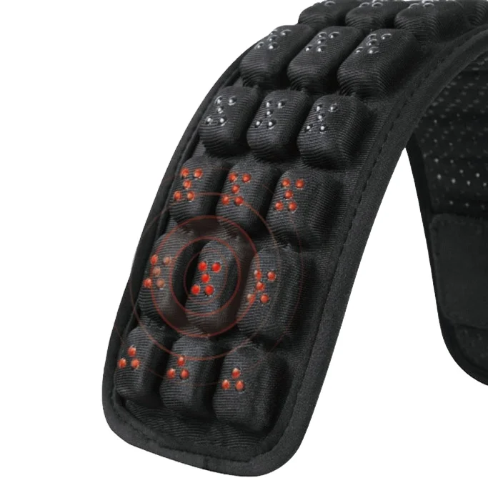 far infrared quantum 3D anti-gravity black double shoulder strap air pad for travelers students