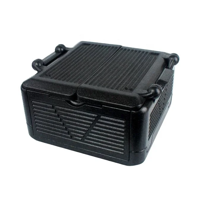 HS Plastic cooler  ice chest  EPP Foldable 24L collapsible car store box keep item cooling and warm with logo promotion flip
