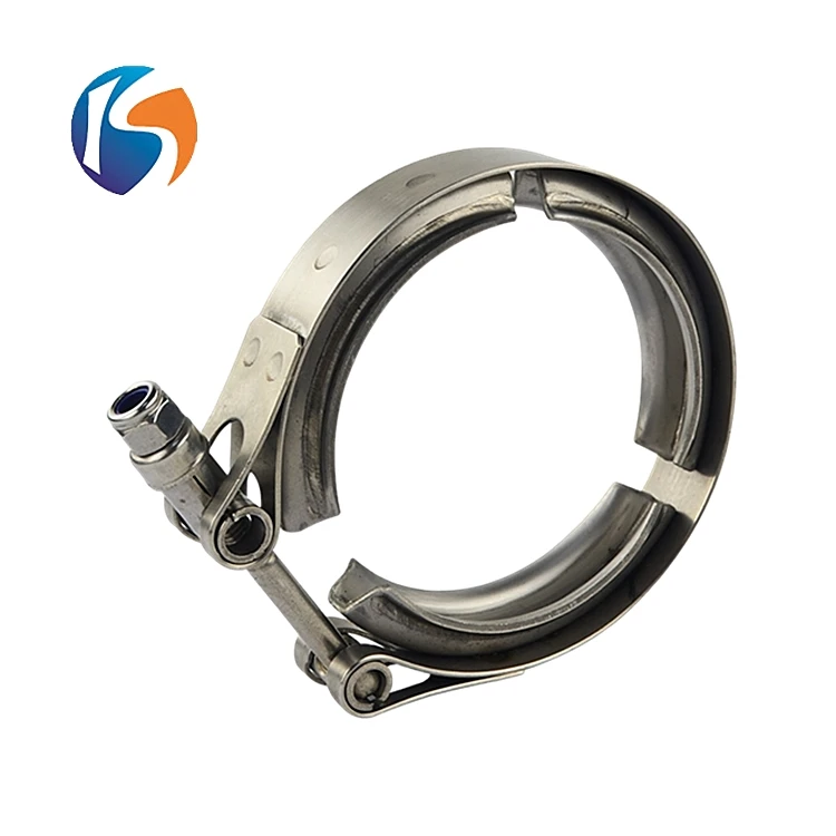 Adjustable high quality stainless steel 304 v-band hose clamp
