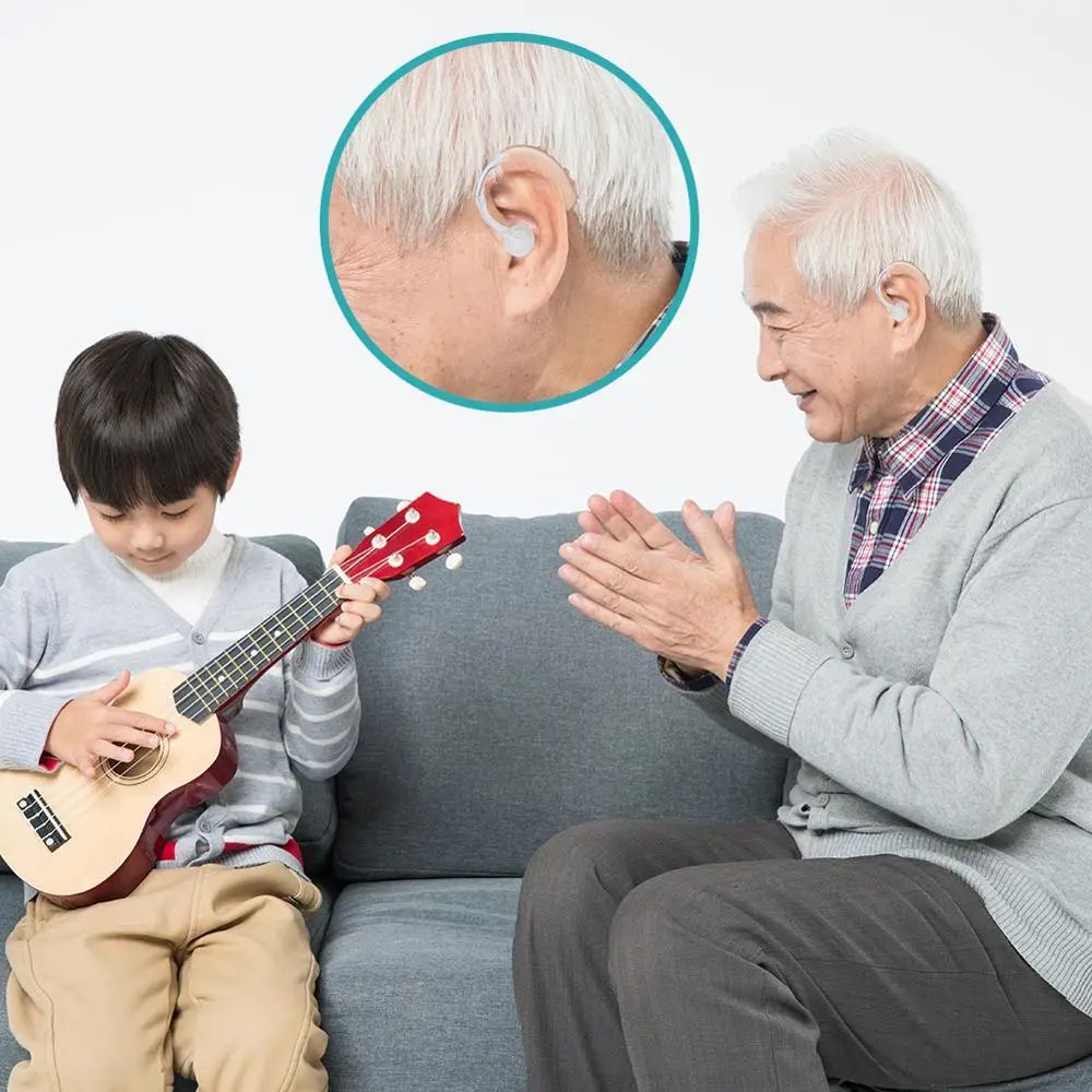 
Affordable BTE Hearing Amplifier Behind The Ear Hearing Aid Digital Hearing Amplifiers for the elderly 