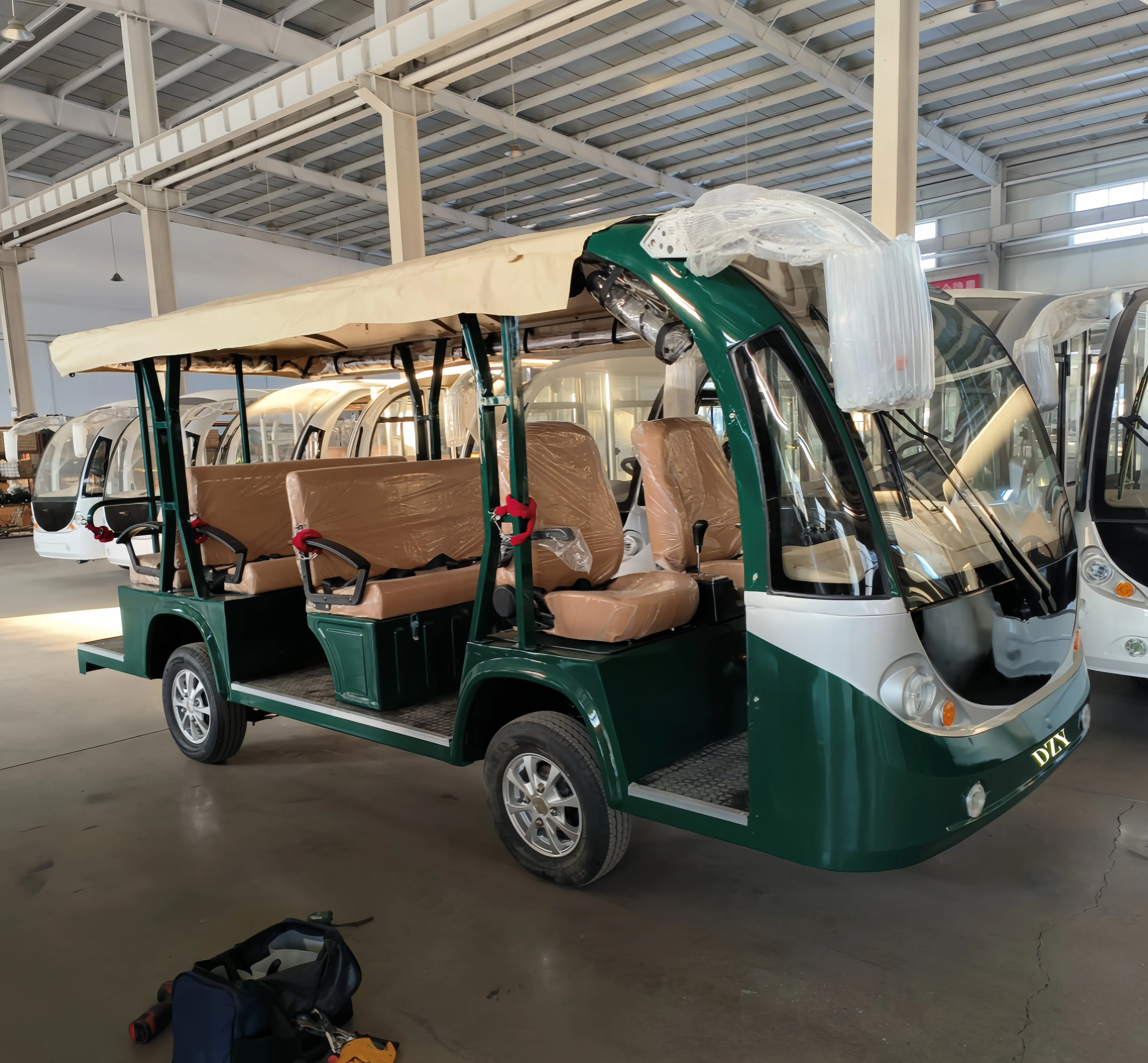9-17 мест Электрический маршрутный автобус с кондиционером прямые продажи завода длительный срок службы батареи минивэн для осмотра достопримечательностей и использования автомобиля