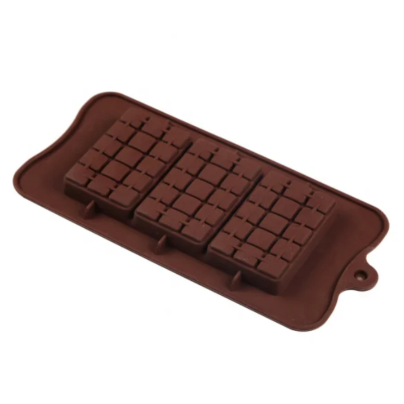 Homemade Silicone Poly Carbonate Chocolate Bar Mold Selicon Chocolate Soap Candy Molds Wax Melt Mould Silicone Mold