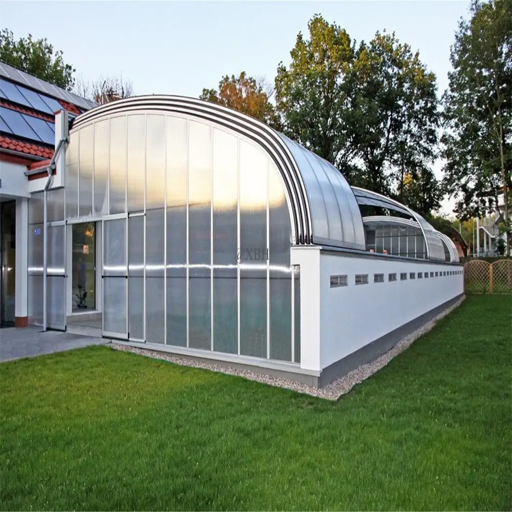 High Quality Retractable Aluminium Roof Cover Automatic Swiming Pool Covers Australia