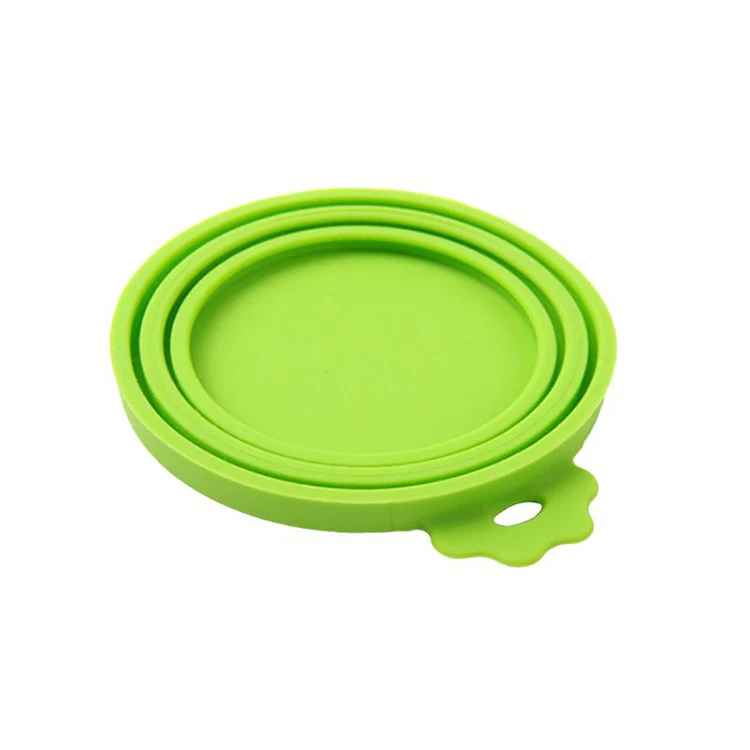 Pet Supplies Shopify Purchasing Agent Portable Silicone Dog Cat Canning Lid Pet Food Cover Storage Freshness-keeping Lid