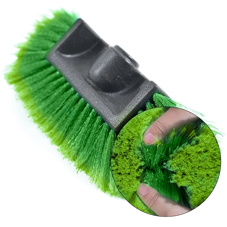 Wholesale water flow car cleaning brush soft bristle car wash brushes high pressure water flow