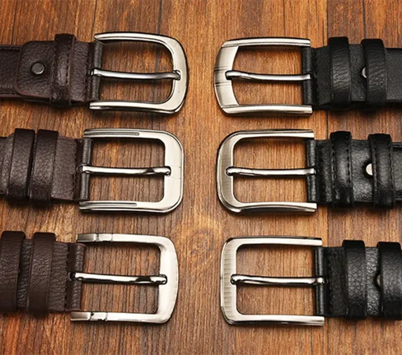 YiWu LQbelt Заводские мужские ремни с пряжкой из искусственной кожи материал микрофибры оптовая продажа OEM индивидуальный
