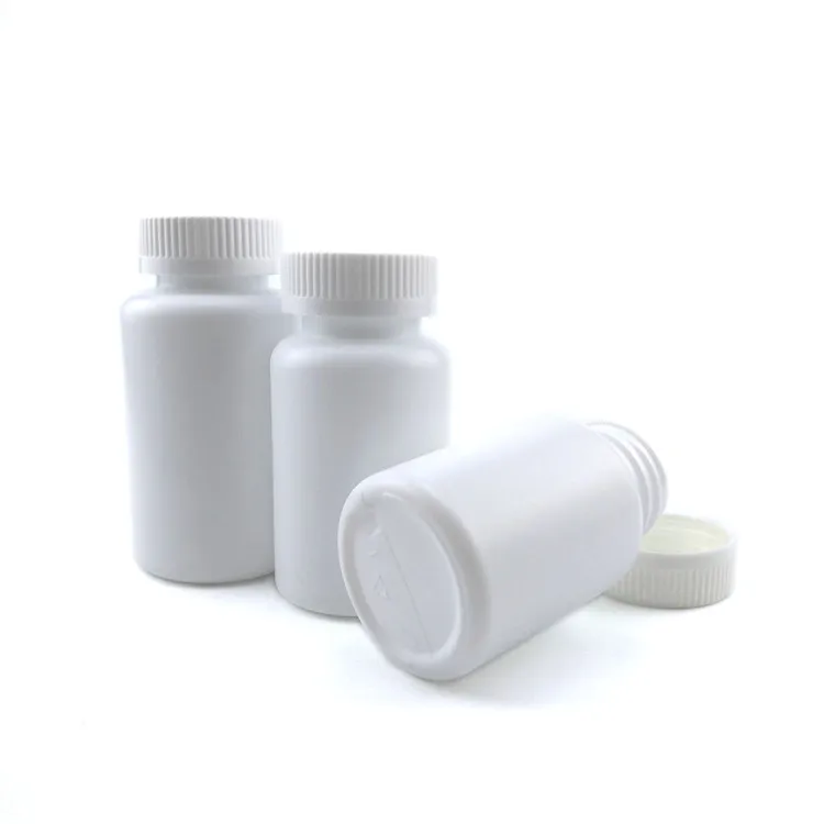 Cosmetic 500ml 1000ml Natural Hdpe Flat Shoulder Plastic Cylinder square Bottle with White Screw Caps