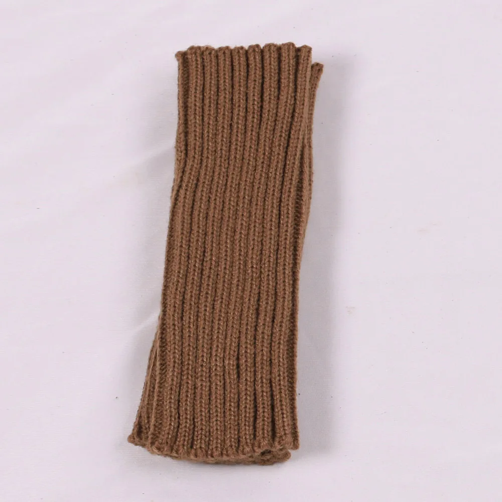 Acrylic Half Finger Long warm Glove knit gloves winter