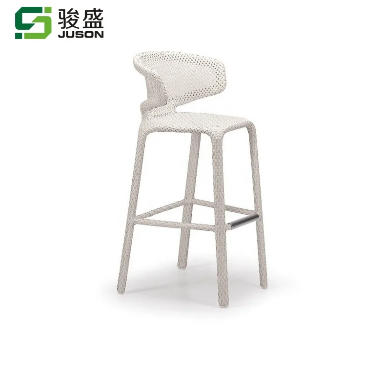 
garden outdoor wicker bar set chair and table patio bar furniture rattan bar stool 