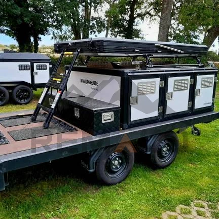 mini 4X4 camper trailer with roof top tent, off road camper trailer for sale