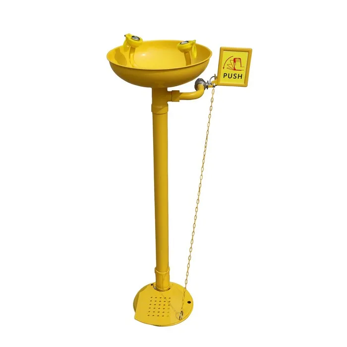 ABS Foot pedal emergency safety eye wash station safety equipment