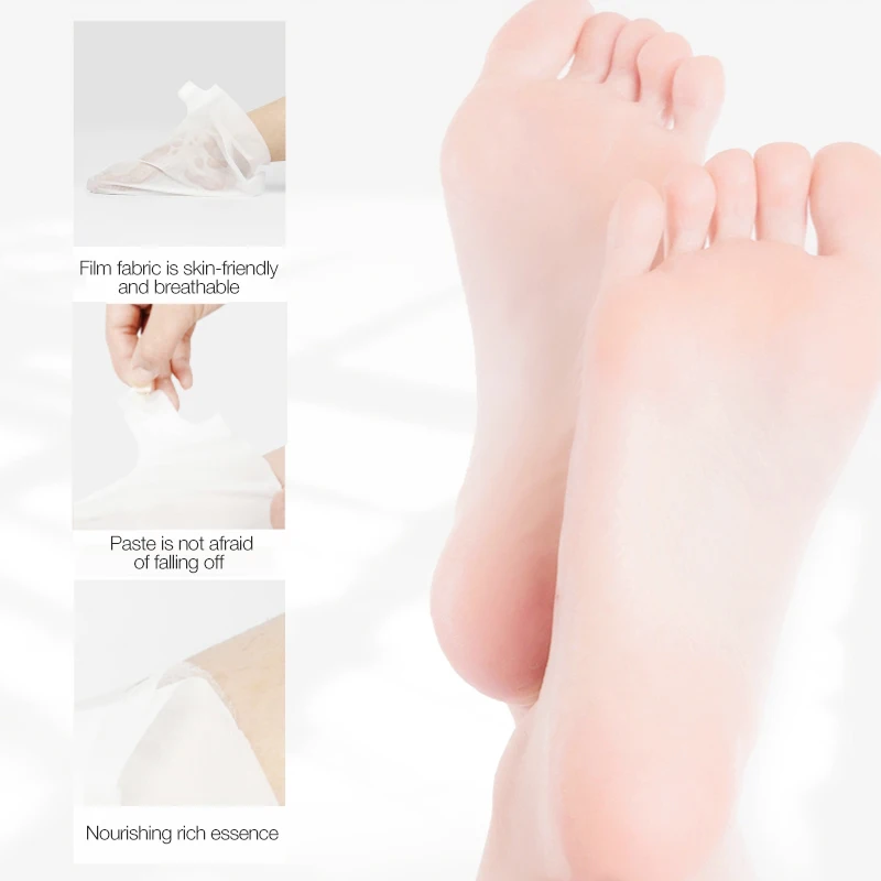 OEM Foot Skin Care Socks Peeling Feet Mask Peel Foot Masl Exfoliation Foot Mask Footmask Peelable Feet Mask Private