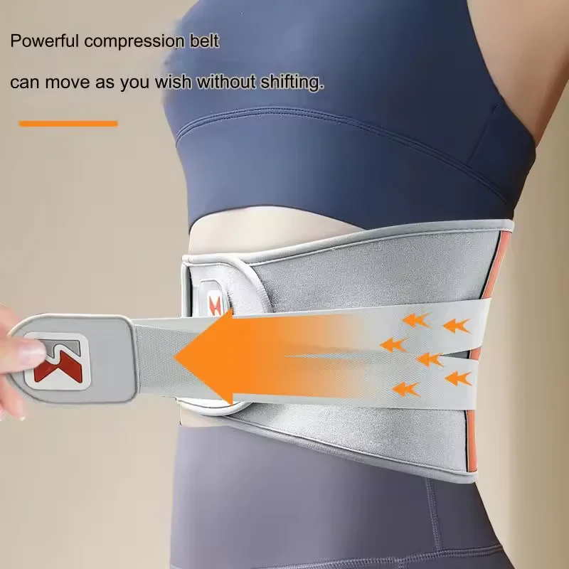 Cordless Heating Pad for Back Pain Relief Lumbar Massager with Heat Heated Back Belt Abdomen Warmer Lumbar Support