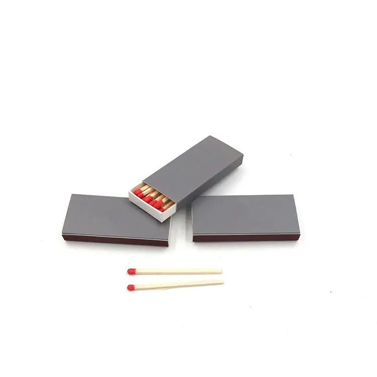 Good Quality Match Box Custom Logo Art Paper Matchbox With Wooden Safety Matches Box