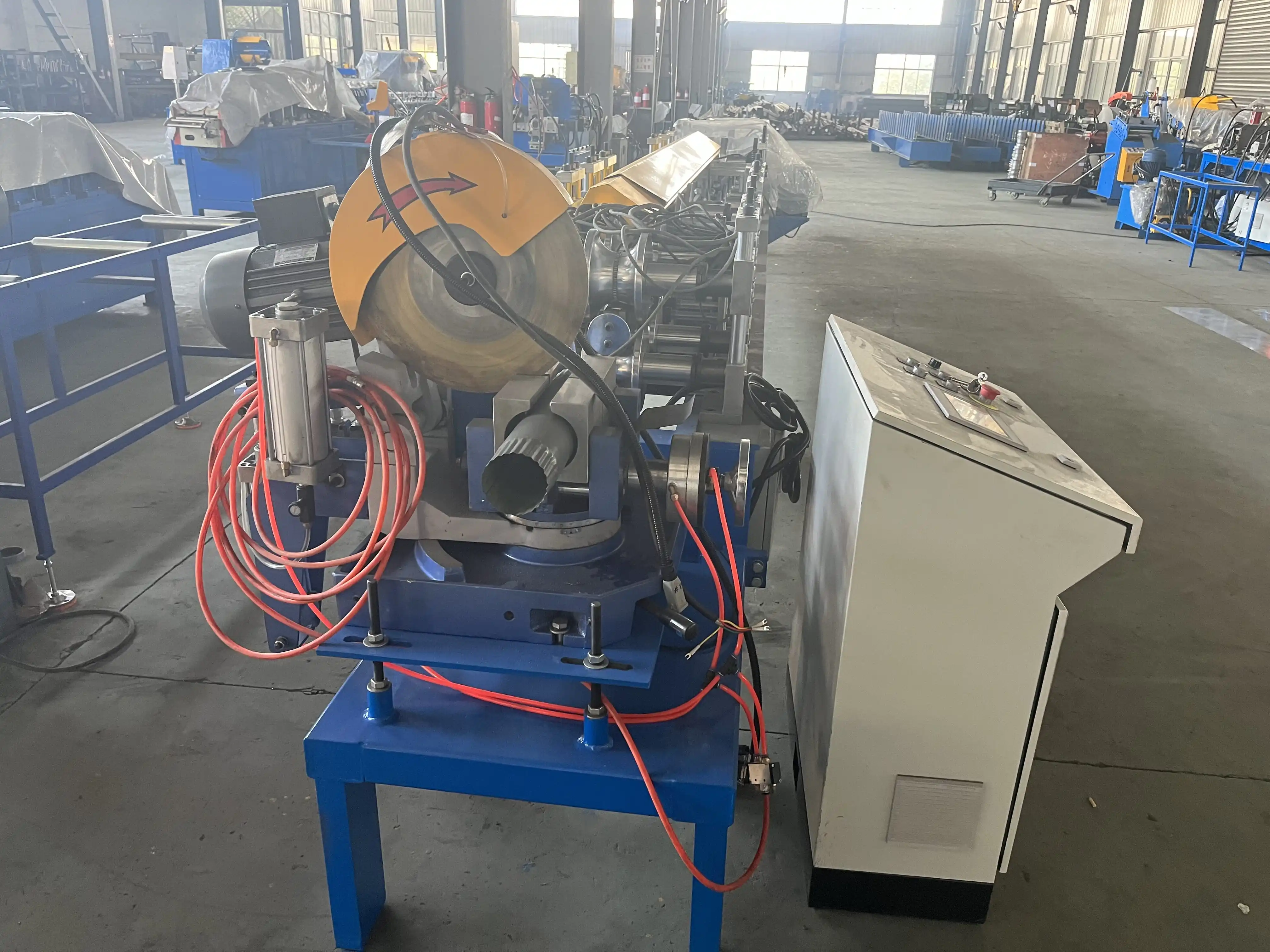 CS/Stainless Steel/Iron Welded Round Tube Pipe Production Line Pipe Making Machinery