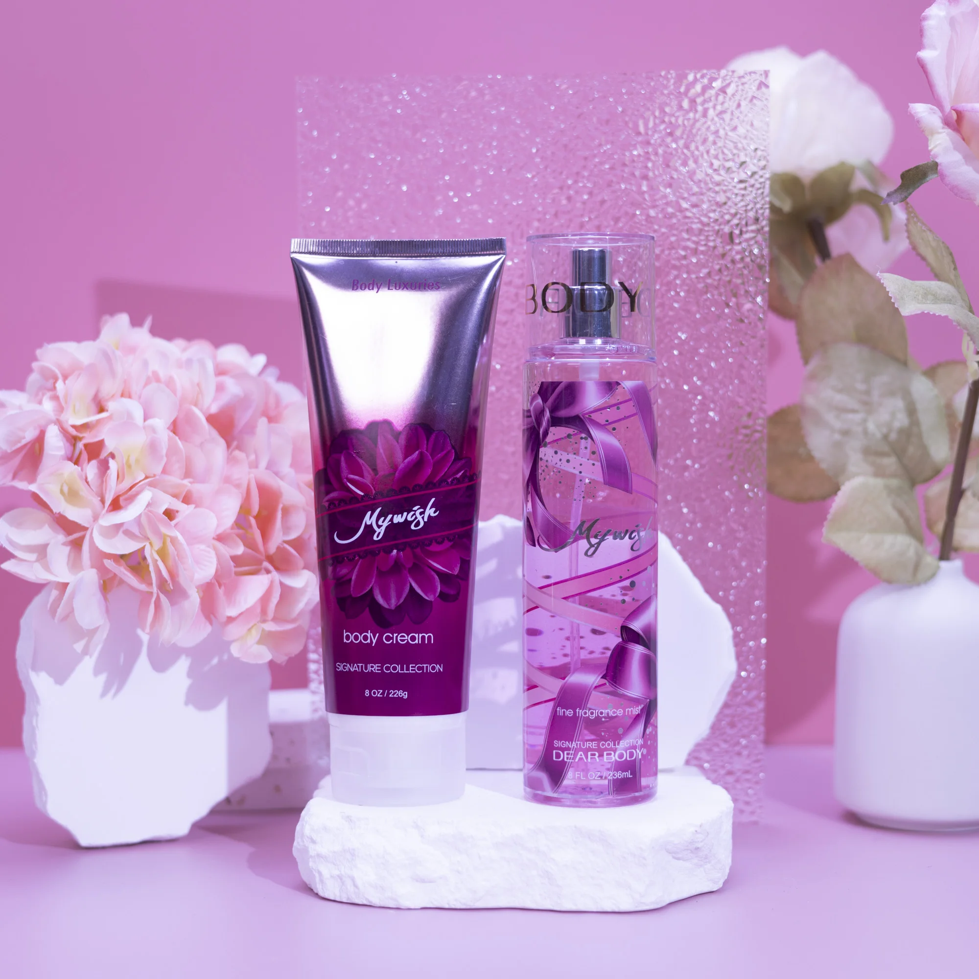 A Thousand Wishe high quality 236ml  strong fragrance body cream with wholesale price OEM/ODM perfume