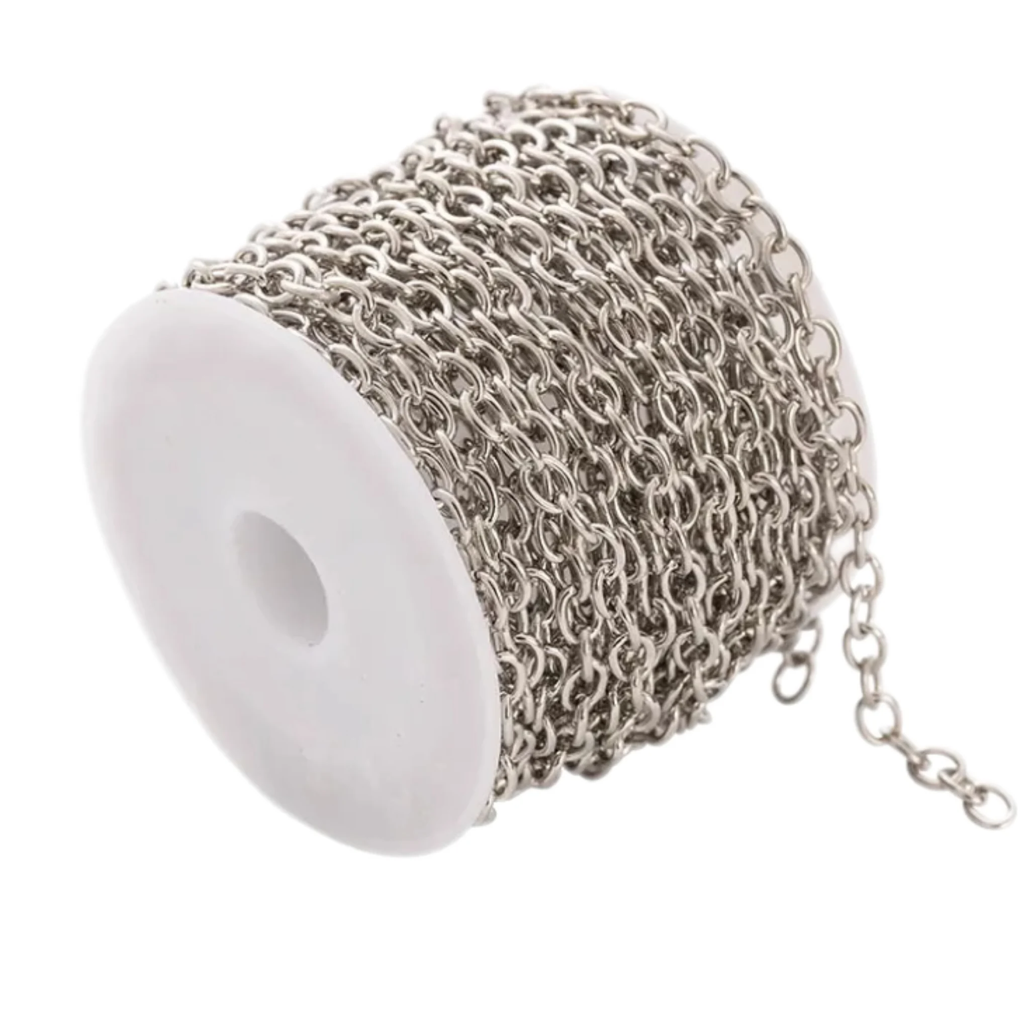 3meters cross chain color preservation plating chain jump ring lobster clasp set for DIY Jewelry making