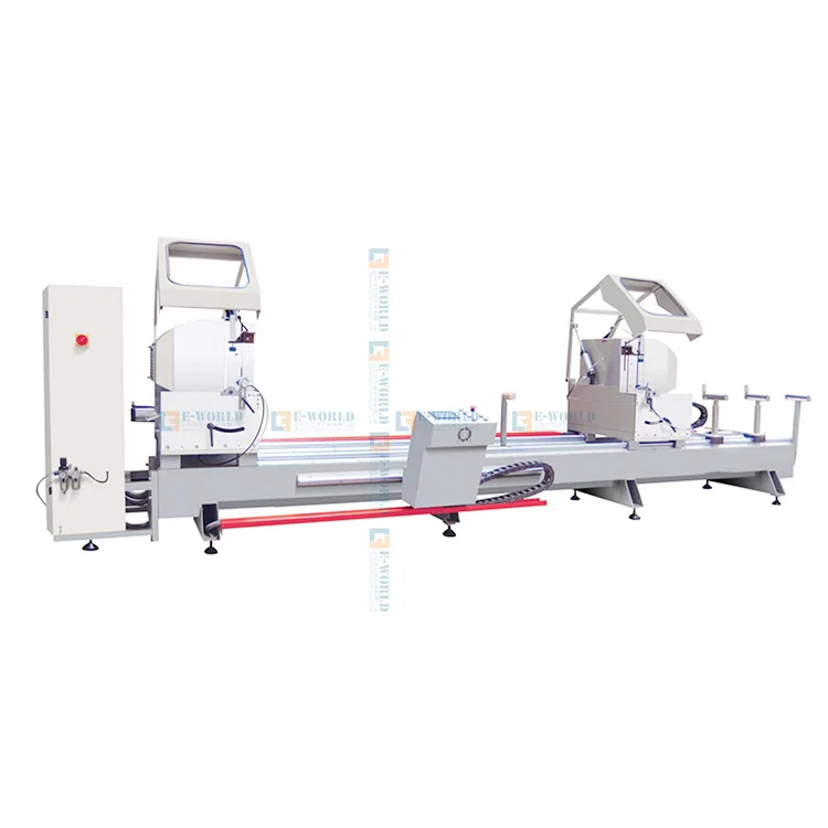 CNC Double Head Cutting Saw/CNC Plasma Cutter For Aluminum/Window And Door Making Machinery
