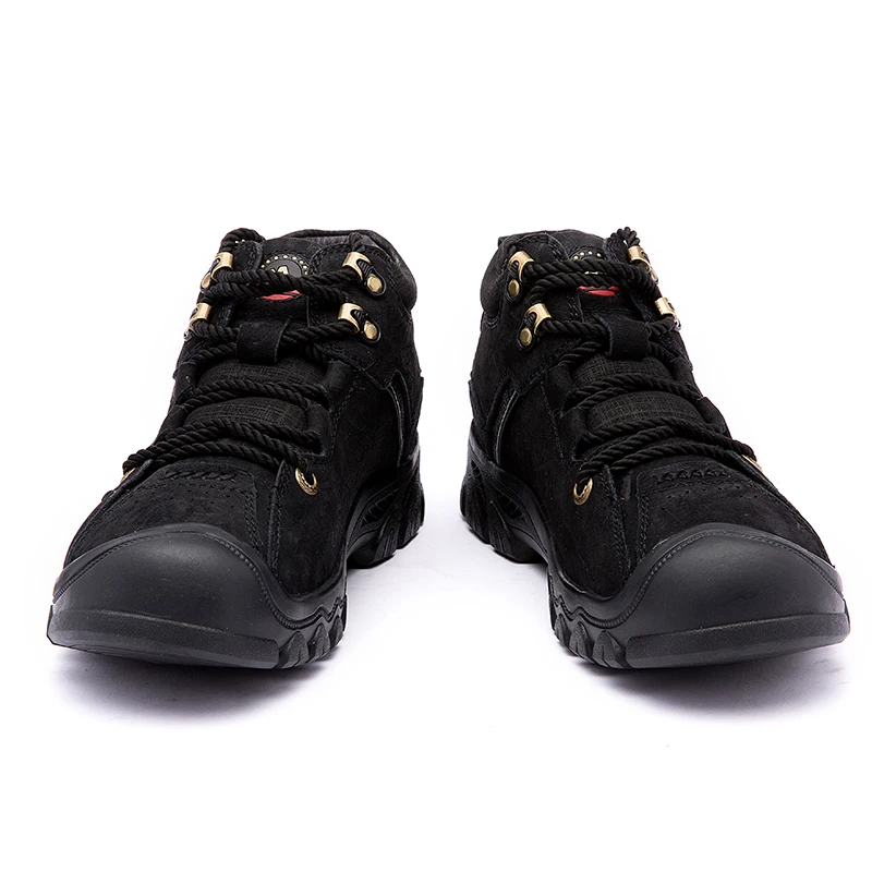 High quality outdoor sneaker rubber sole safety waterproof climbing sports trekking trainers tennis solomon hiking shoes for men
