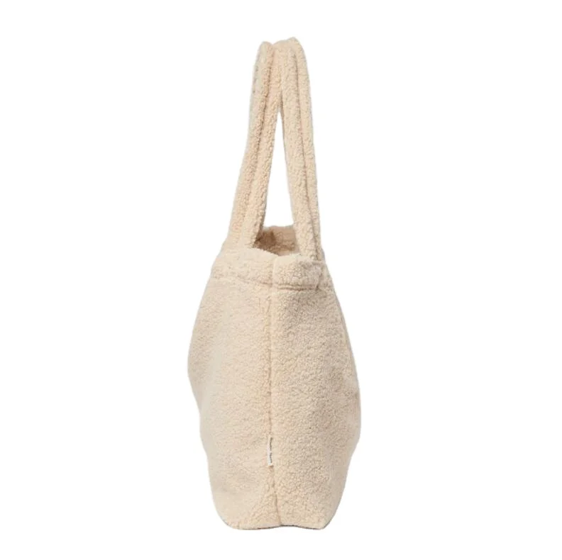 Women Teddy Tote Bag Large Shoulder Bag Top Handle Handbag